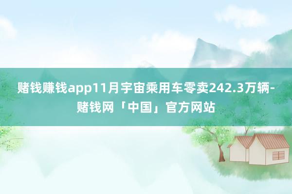 赌钱赚钱app11月宇宙乘用车零卖242.3万辆-赌钱网「中国」官方网站