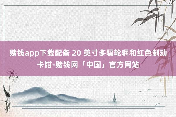 赌钱app下载配备 20 英寸多辐轮辋和红色制动卡钳-赌钱网「中国」官方网站